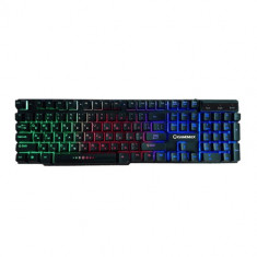 Tastatura Gamemax K207 Iluminare RGB Interfata USB Lungime Cablu 1.5m Black foto