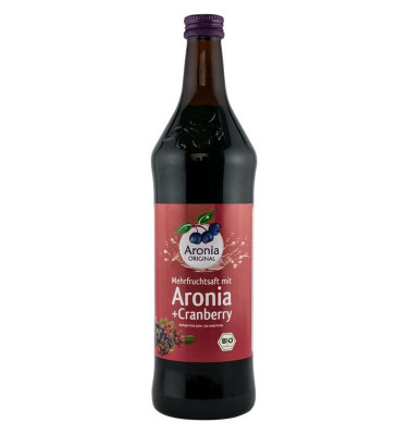 Suc de Aronia cu Suc de Merisoare Bio Aronia 700ml foto