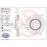 Set disc frana Volvo S60 I (384) 07.00-04.10, S80 I (184) 05.98-02.08, V70 I (875 876) 12.95-12.00, V70 2 (285) 11.99-12.08, Xc70 I Cross Country (29