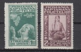 ROMANIA 1934 LP 109 SAPTAMANA FRUCTELOR SERIE MNH, Nestampilat