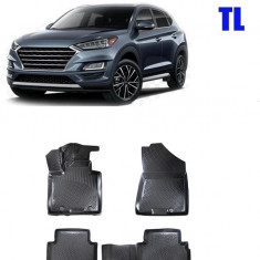 SET COVORASE AUTO CAUCIUC HYUNDAI TUCSON (TL) 3D (2015-2020) - 5 PCS