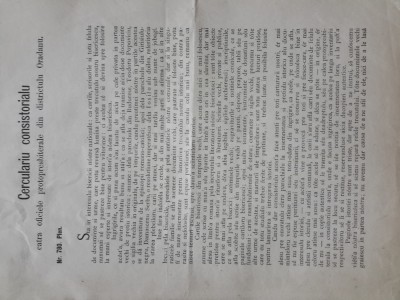 Biserica Ortodoxă: 1872, Oradea: Miron Romanul despre adunarea doc. istorice foto