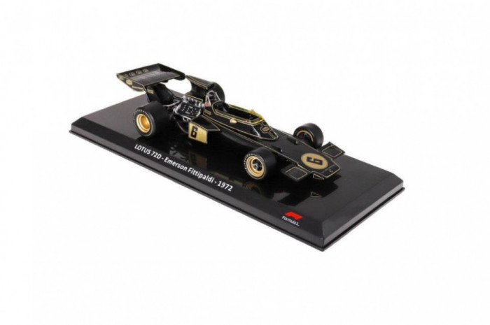 Macheta auto Lotus F1 72D N6 1972 Emerson Fittipaldi, 1:24 Ixo