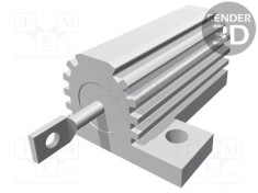 Rezistor bobinat cu radiator 1&Omega; 25W &plusmn;5% TE Connectivity