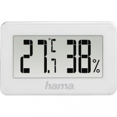 Statie meteo Hama Mini, Higrometru, Termometru, Alb