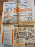 Ziarul trompa 1995-anul 1,nr.1-prima paritie,ziar vesel al poporului roman