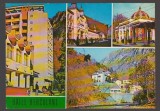CPIB 24111 CARTE POSTALA - BAILE HERCULANE. MOZAIC, CIRCULATA, 1974, STAMPILE, TIMBRU