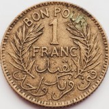 2967 Tunisia 1 Franc 1941 Chambers of Commerce Coinage 1360 km 247, Africa