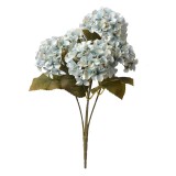 Cumpara ieftin Buchet Hortensii artificiale albastre verzi 15x15x42 cm