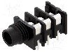 Conector jack, Jack 6,3mm, 3 contacte, mama, NEUTRIK - NRJ6HH