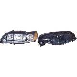 Far Volvo S60 (RS) 03.2004-03.2009 / V70 (P80) 06.2004-03.2007/ XC70 (SW) 05.2004-09.2007 TYC partea Stanga electric fara motoras tip bec H7+H9