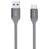 Cablu Date si Incarcare USB la USB Type-C Nevox 1457, USB 3.1, 1 m, Gri TC-1457