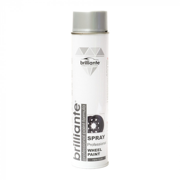 Spray Vopsea Jante Brilliante, Argintiu, 600ml