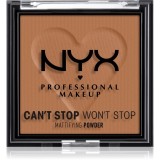 NYX Professional Makeup Can&#039;t Stop Won&#039;t Stop Mattifying Powder pudra matuire culoare 08 Mocha 6 g