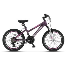 Bicicleta copii UMIT Mirage Girls, culoare mov/roz, roata 20&quot;, cadru aluminiu Cod:52066120001