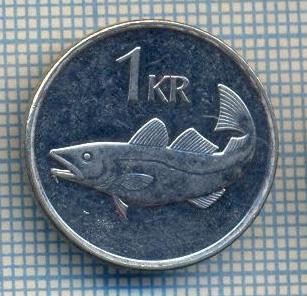 AX 290 MONEDA - ISLANDA - 1 KRONA -ANUL 1999 -STAREA CARE SE VEDE foto
