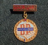 Insigna pentru merite in difuzarea presei