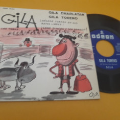 VINIL GILA-GILA Y LOS TOROS 1966 DISC ODEON STARE EX
