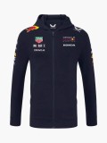 Red Bull Racing hanorac de bărbați cu glugă official Teamline Replica zip navy F1 Team 2025 - XXXL