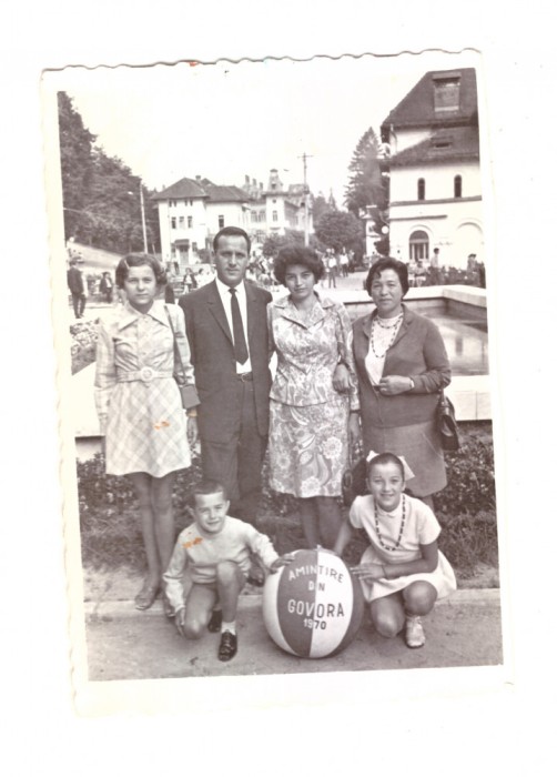 Poza mica de familie Amintire de la Govora 1970