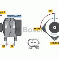 Generator / Alternator BMW Seria 3 (E46) (1998 - 2005) BOSCH 0 986 048 921