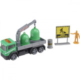 Camion cu accesorii de constructie Teamsterz, Verde