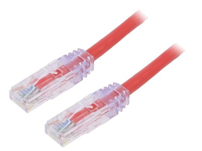 Patch Cord UTP Cat6 LSZH Roșu 0.5m foto