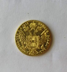 Replica 1/1 dupa moneda de aur de 1 ducat foto