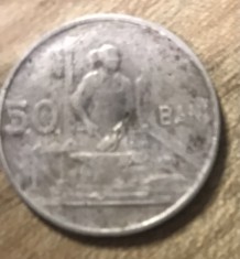 MNDRO Romania moneda 50 bani 1956 RPR