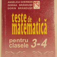 Angelica Gherman - Teste de matematica pentru clasele 3-4