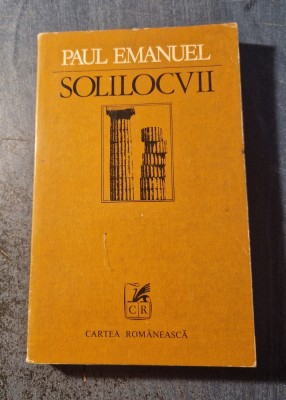 Solilocvii insembari si aforisme 1972 1977 Paul Emanuel foto