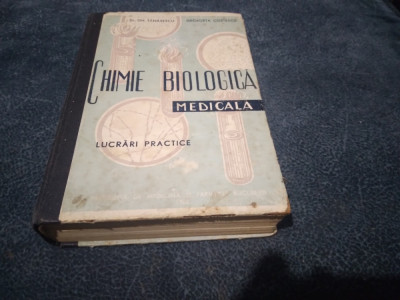 GH TANASESCU - CHIMIE BIOLOGICA MEDICALA LUCRARI PRACTICE 1962 foto