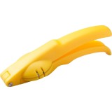Dispozitiv de spart nuci si castane flippy, abs si otel, 17.5 x 5.5 x 5 cm, usor de utilizat, galben