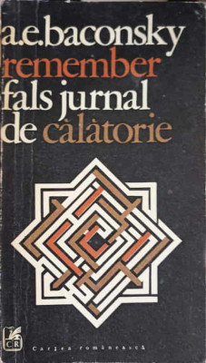 REMEMBER. FALS JURNAL DE CALATORIE VOL.2-A.E. BACONSKY-216326 foto