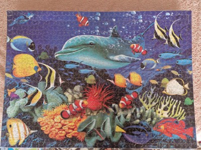 Puzzle Trefl 1000 piese 3D ocean ideal tablou sau decor foto