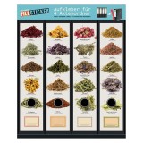 Etichete pentru bibliorafturi Filesticker model plante medicinale