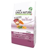 Hrana uscata pentru caini talie mare Natura Unica, cu Mistret, orez si morcovi, 12kg