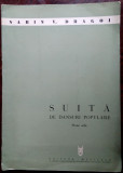 SABIN V. DRAGOI: SUITA DE DANSURI POPULARE (PIANO SOLO) [PARTITURI PIAN / 1967]
