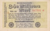 Bancnota Germania 10.000.000 Marci 1923 - P106a XF++ ( unifata - vezi descriere )