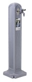 Stalp de apa pentru gradina cu robinet ITWTAN, 90 cm, gri, Prosperplast
