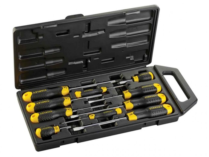 Stanley 2-65-014 Set 10 surubelnite CushionGrip, dreapta, PZ ProAdvanced PowerfulTools