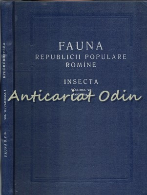 Fauna R.P.R. Vol. VII Fasc. 3 Insecta (I). Ephemeroptera - C. Bogoescu foto