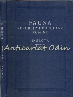 Fauna R.P.R. Vol. VII Fasc. 3 Insecta (I). Ephemeroptera - C. Bogoescu