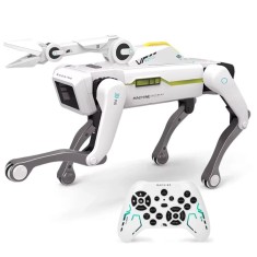 Robot Caine Inteligent iUni 8008 cu Cleste de Prindere, Control Telecomanda, Comenzi Vocale, Programabil