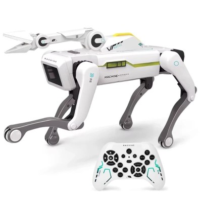 Robot Caine Inteligent iUni 8008 cu Cleste de Prindere, Control Telecomanda, Comenzi Vocale, Programabil foto