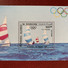mauritius - Timbre sport, jocurile olimpice 1984, nestampilate MNH