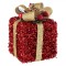 Ornament Brad Crăciun, Spumă, Cadou, Roșu, Tinsel, Conuri, 6x6x6 cm