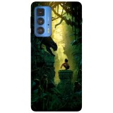 Husa compatibila cu Motorola Edge 20 model The Jungle Book, Silicon, TPU, Viceversa, Transparent, Carcasa