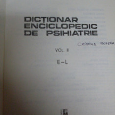 Dictionar Enciclopedic De Psihiatrie Vol.2 - Constantin Gorgos ,549303
