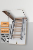 Scara pod/mansarda pliabil din metal 80x70x265
